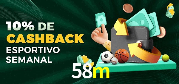 10% de bônus de cashback na 58m
