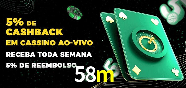 Promoções do cassino ao Vivo 58m